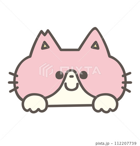 ひょっこり顔を出すカワイイさくら猫・オス 112207739
