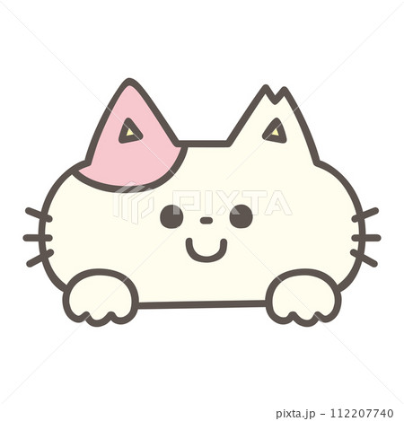 ひょっこり顔を出すカワイイさくら猫・メス 112207740