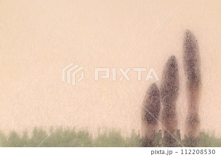 和紙と土筆のコラボ(背景素材) 和紙と土筆のコラボ(背景素材) 112208530