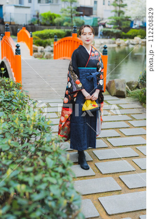 着物 袴　桜　 112208829