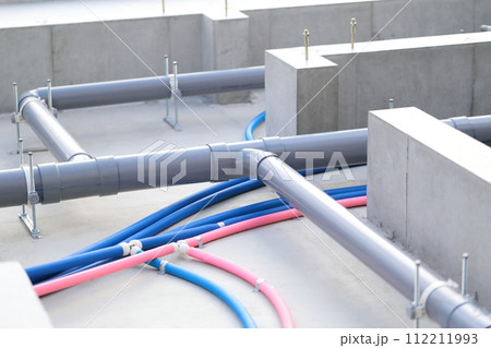 基礎と配管の建築工事 基礎と配管の建築工事 112211993