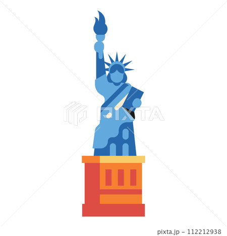 Statue of Liberty Icon in Flat Design Statue of Liberty Icon in Flat Design 112212938
