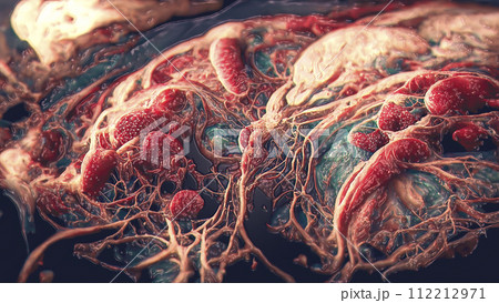 Growth of tumor, illustration 112212971