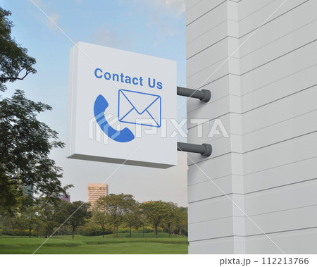 Business contact us and customer service concept, 3D rendering 112213766