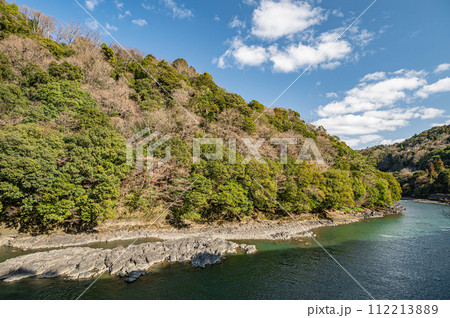 浅春の宇治川風景 浅春の宇治川風景 112213889