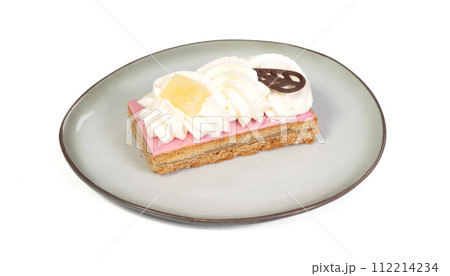 Piece of traditional dutch oranjekoek, local delicacy from Friesland Piece of traditional dutch oranjekoek, local delicacy from Friesland 112214234