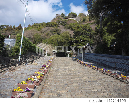 久能山東照宮　山下・石鳥居・参道入口　年末 112214306