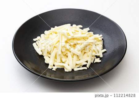 白背景にとろけるチーズ 112214828