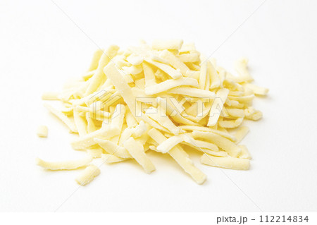 白背景にとろけるチーズ 112214834