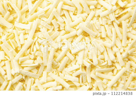 白背景にとろけるチーズ 112214838