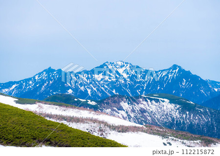 【初夏素材】乗鞍高原の雪の壁【長野県】 【初夏素材】乗鞍高原の雪の壁【長野県】 112215872