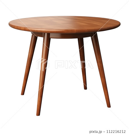 Wooden round table isolated with clipping path. Wooden round table isolated with clipping path. 112216212