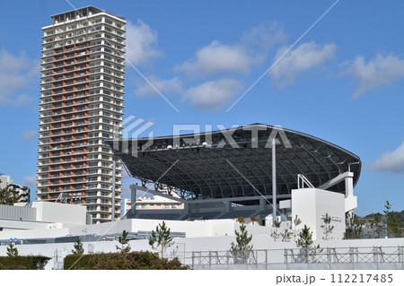 須磨海浜公園　完成近づく神戸須磨シーワールド　 112217485