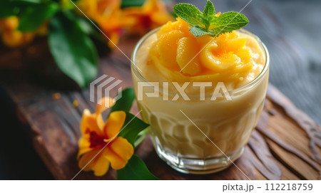 Mango Panna Cotta Mango Panna Cotta 112218759