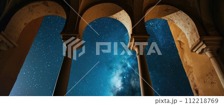 Arabian Arches and Blue Sky 112218769