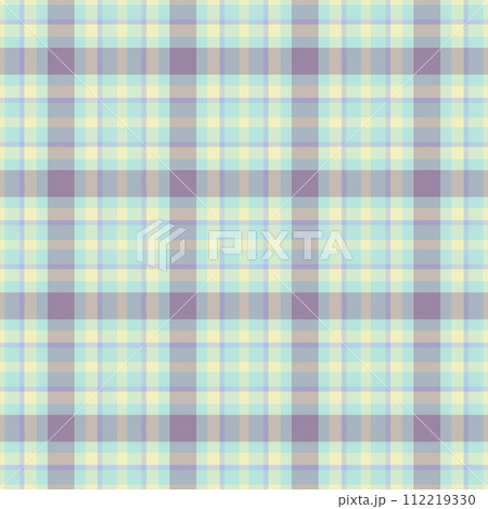 Plaid background tartan of vector seamless texture with a pattern fabric check textile. 112219330