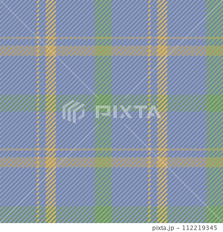 Seamless pattern of scottish tartan plaid. Repeatable background with check fabric texture. Vector backdrop striped textile print. 112219345