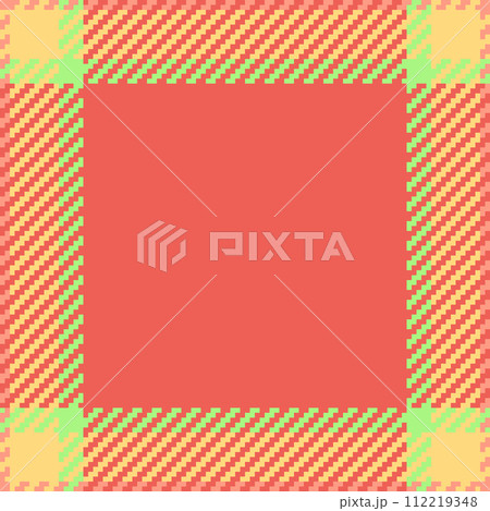 Textile design of textured plaid. Checkered fabric pattern swatch for shirt, dress, suit, wrapping paper print, invitation and gift card. Textile design of textured plaid. Checkered fabric pattern swatch for shirt, dress, suit, wrapping paper print, invitation and gift card. 112219348