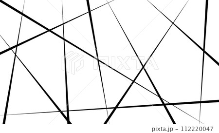 Background random chaotic lines form various geometric shapes 112220047