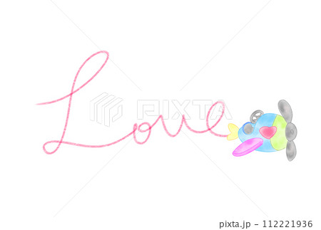 かわいい飛行機 112221936