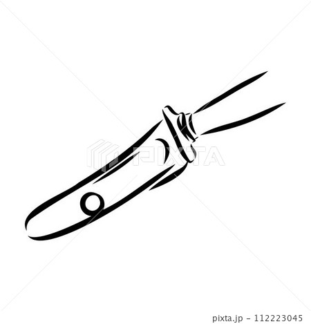 basque pelota vector line icon. playing basque pelota. sport pictogram illustration. 112223045