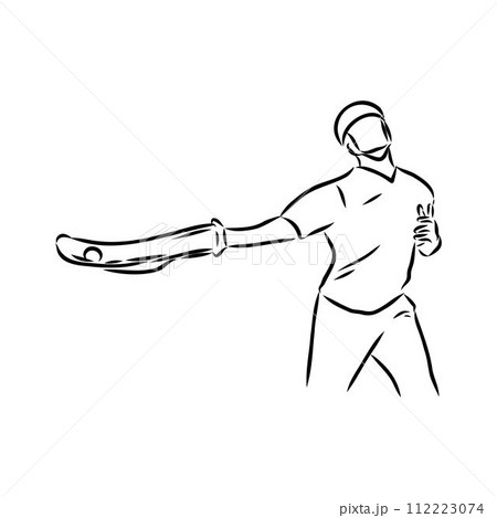 basque pelota vector line icon. playing basque pelota. sport pictogram illustration. basque pelota vector line icon. playing basque pelota. sport pictogram illustration. 112223074