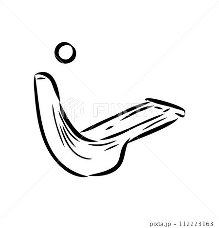 basque pelota vector line icon. playing basque pelota. sport pictogram illustration. basque pelota vector line icon. playing basque pelota. sport pictogram illustration. 112223163