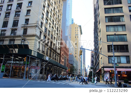 マンハッタン南部の街並み アメリカ合衆国 ニューヨーク 112223290