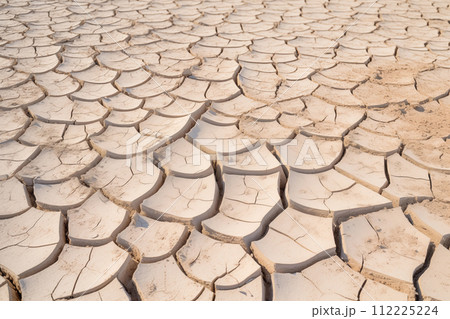 Dry cracked desert soil, global warming, climate change Dry cracked desert soil, global warming, climate change 112225224