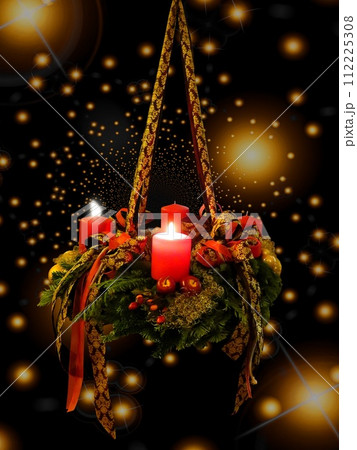 toy tree on a black background toy tree on a black background 112225308