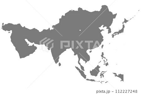 アジアの地域　地図 112227248
