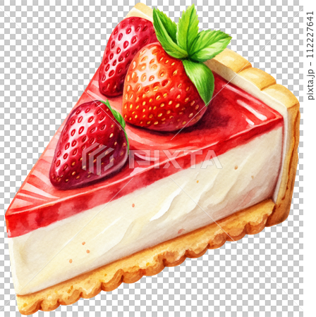 cake with strawberry cake with strawberry 112227641
