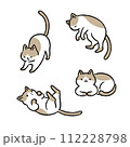 かわいい猫セット 112228798