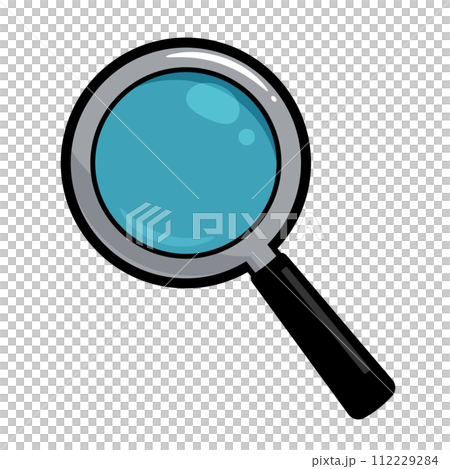 Illustration material of magnifying glass Illustration material of magnifying glass 112229284