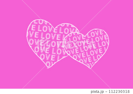 Love. Hand drawn illustration. 112230318