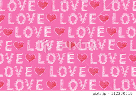 Love. Hand drawn illustration. 112230319