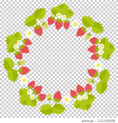 草莓圓框 草莓圓框 112230589