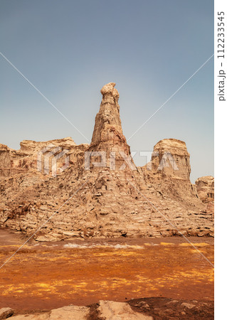 Rock city in Danakil depression, geological landscape Ethiopia, Horn of Africa Rock city in Danakil depression, geological landscape Ethiopia, Horn of Africa 112233545