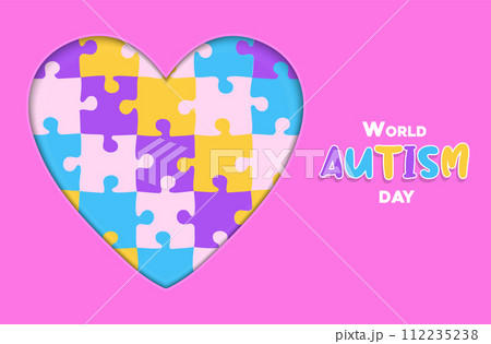 Autism Awareness Day illustration 112235238