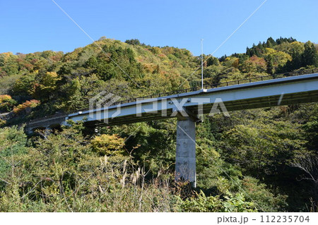 山岳道路 山形県庄内 山岳道路 山形県庄内 112235704