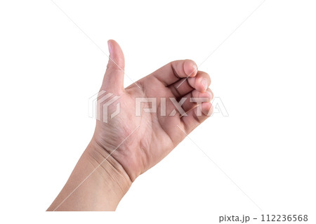 hand on isolated background clipping path hand on isolated background clipping path 112236568