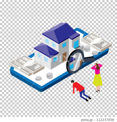 一對男女很傷心,因為他們的房子在網上估價後被低價出售。 一對男女很傷心,因為他們的房子在網上估價後被低價出售。 112237856