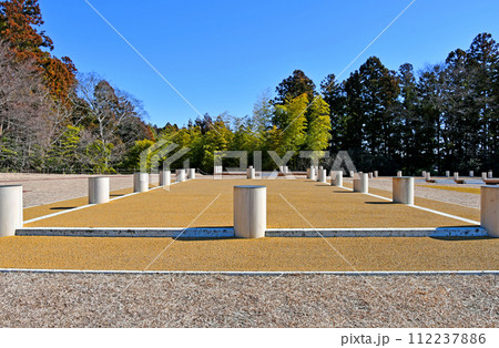 宮城県　多賀城　城前官衙　中央広場北側の土間の建物跡 112237886