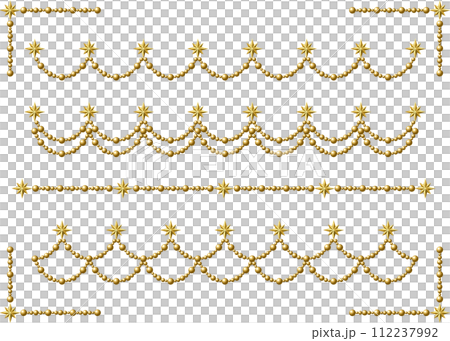 パール、八角星、ラインセット1-1 112237992