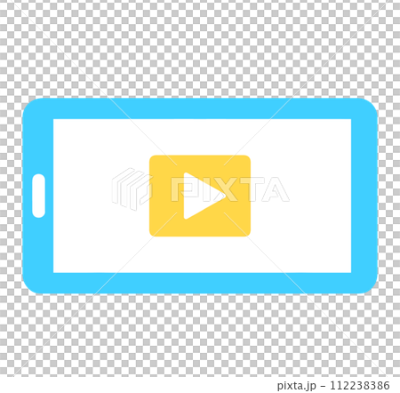 Light blue and yellow | Recycle mark smartphone Light blue and yellow | Recycle mark smartphone 112238386