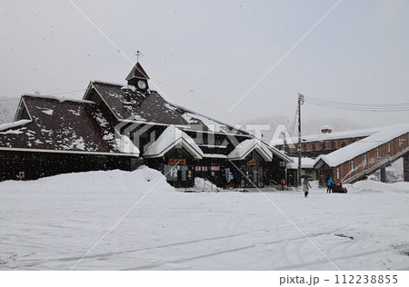 大雪の西和賀町 JR北上線 大雪の西和賀町 JR北上線 112238855