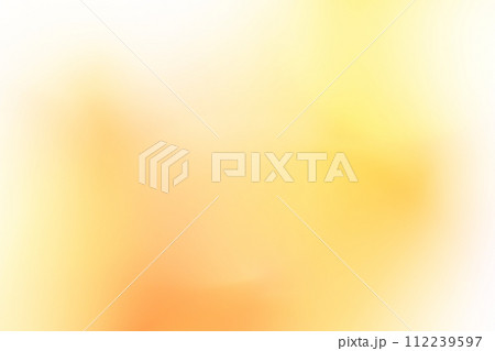 パステルイエロー、オレンジのふんわりな背景 パステルイエロー、オレンジのふんわりな背景 112239597