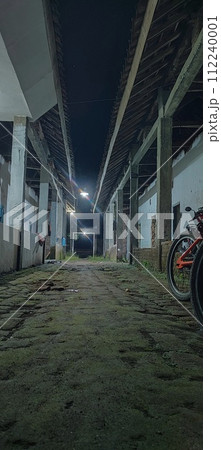 An a night view in a corner of the village 112240001