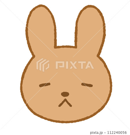 シンプルなウサギのイラストのイラスト素材 [112240056] - PIXTA