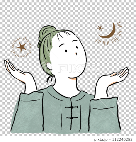十二星座の天秤座の女の子 112240282